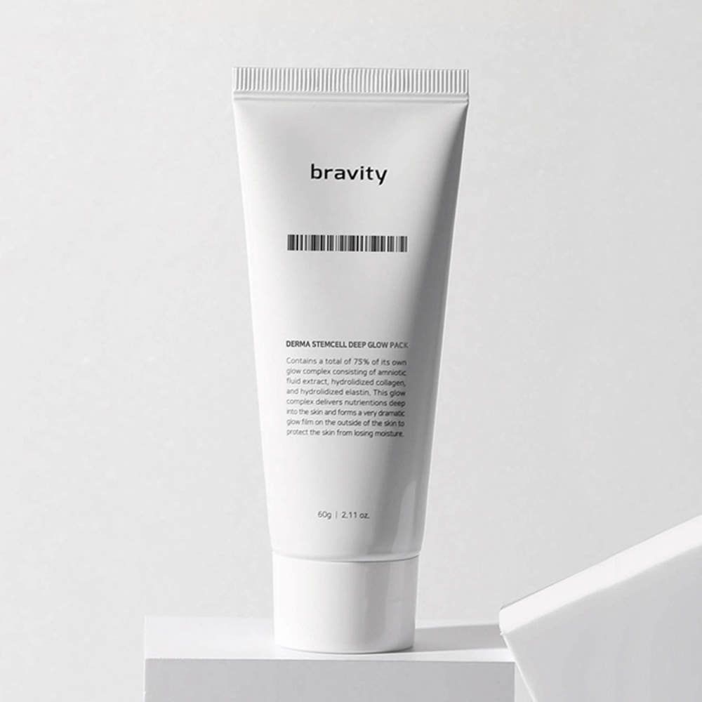 Bravity Derma Stemcell Deep Glow Pack 60g Elasticity Radiance Hydration Peel Off Pack _ Made in KOREA